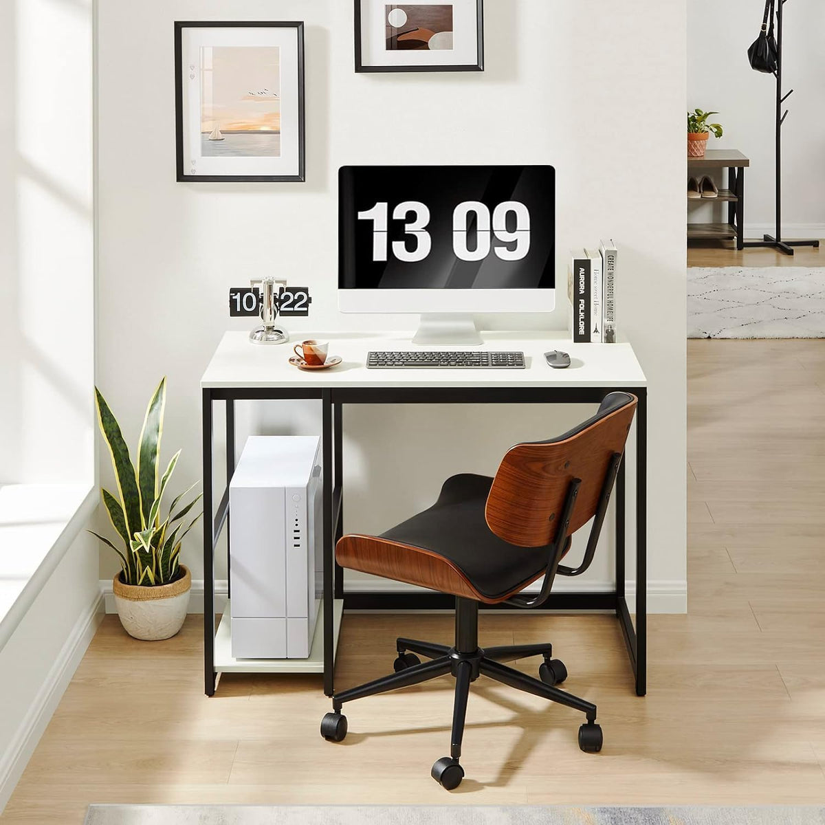 40 inch Computer Desk with 2-Tier Shelves L799200