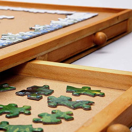 1500 Piece Wooden Puzzle Board with Drawers and Spinner G321012