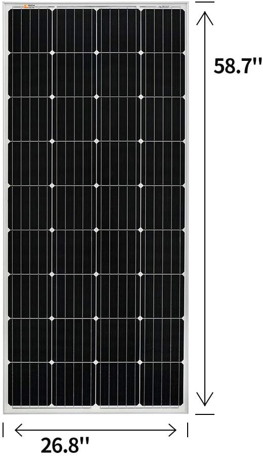200 Watt 12 Volt Monocrystalline Solar Panel W68090