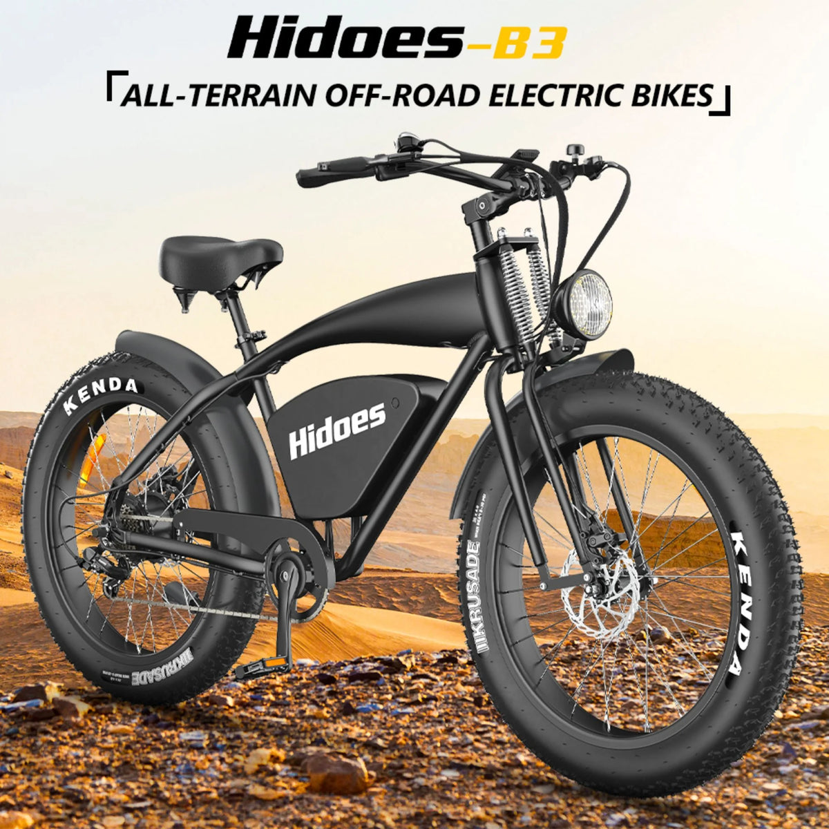 26" Fat Tire Electric Mountain Bike Set of 2 D47368