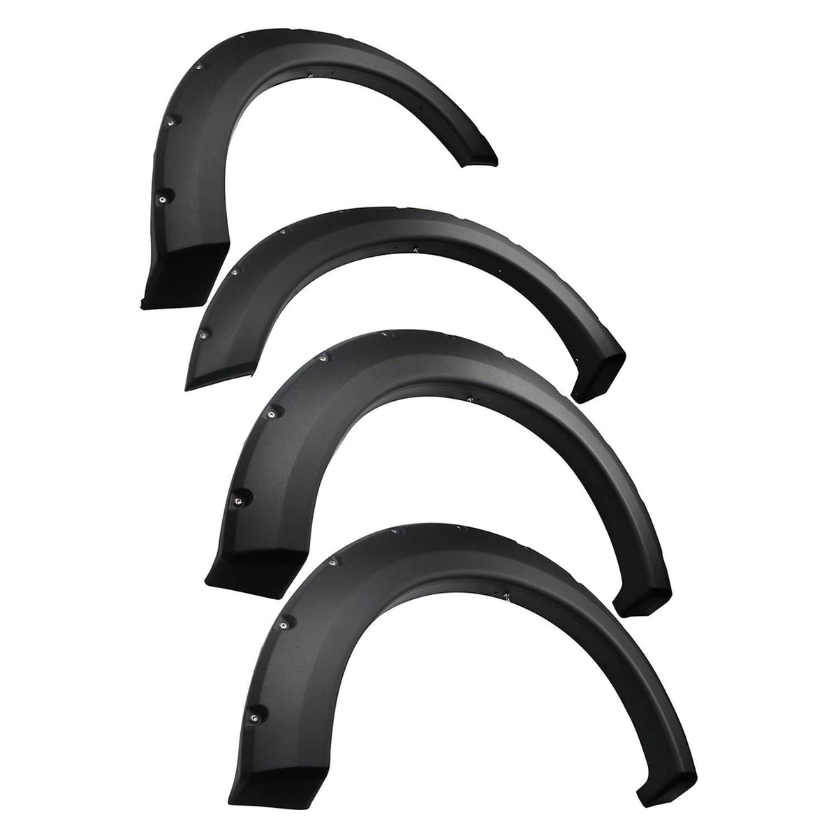 Rough Textured Black Pocket Bolt-Riveted Style R3514
