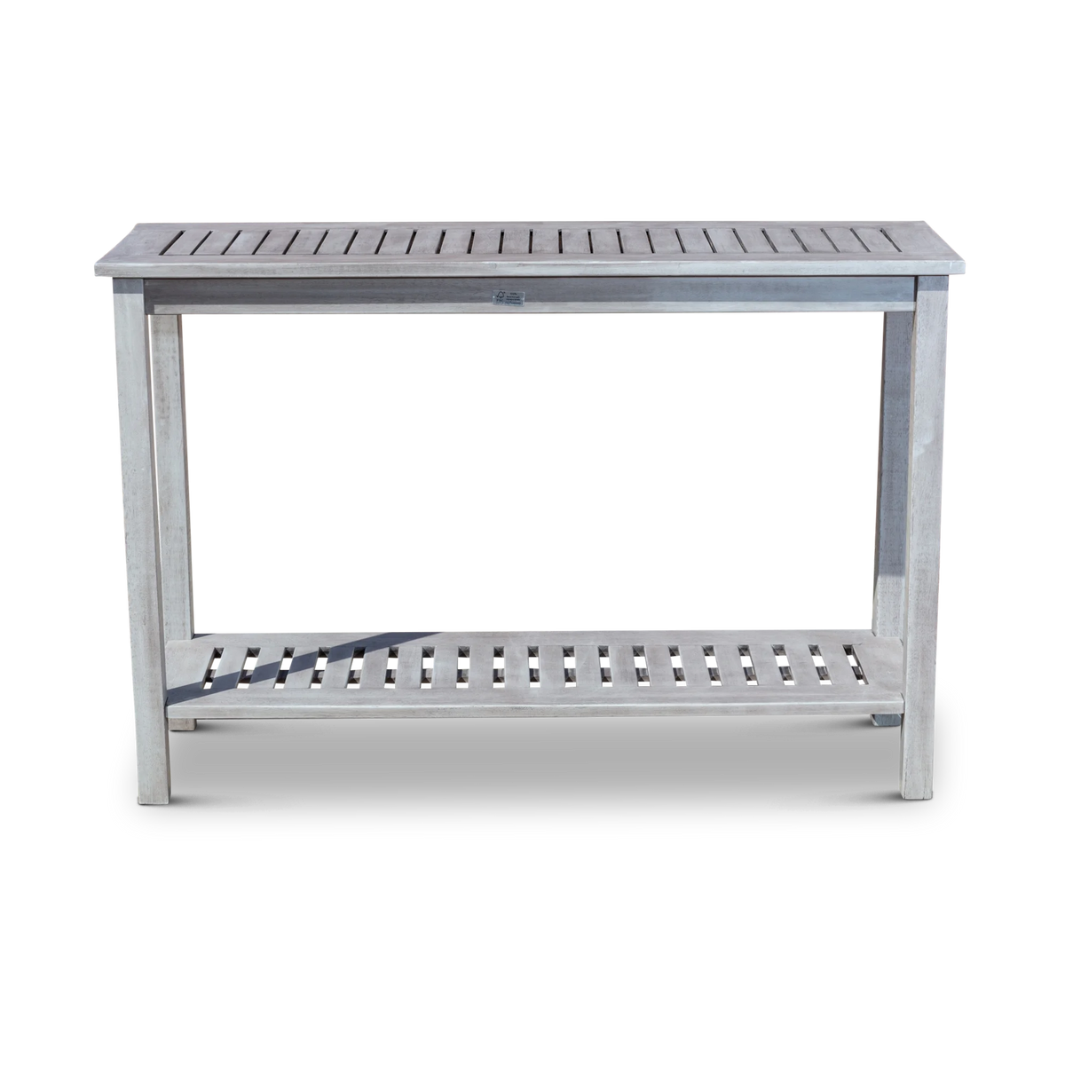 Silver Gray Eucalyptus Console Table K84635