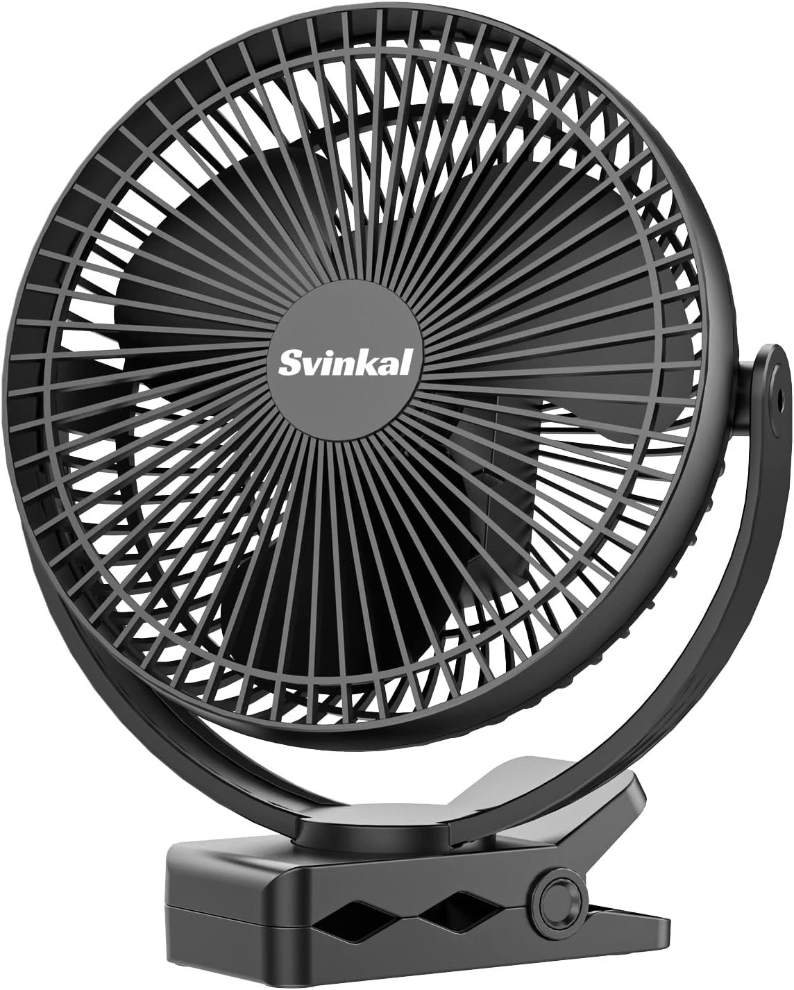 20000mAh Rechargeable USB Desk Fan with Timer, 3 Speed, 360° Rotation, Pack of 2 Y440