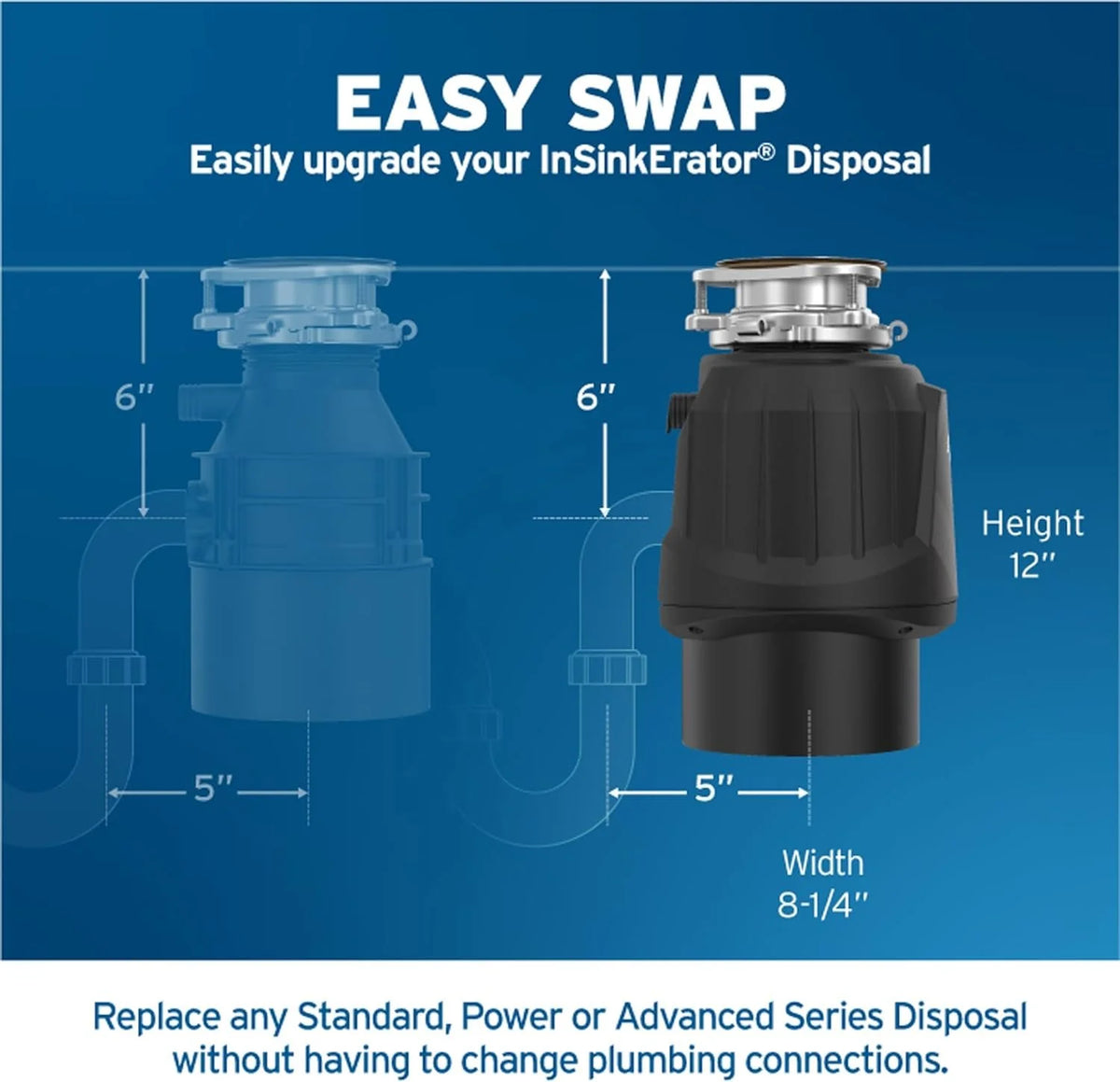 3/4 HP Continuous Feed Garbage Disposal Z676756