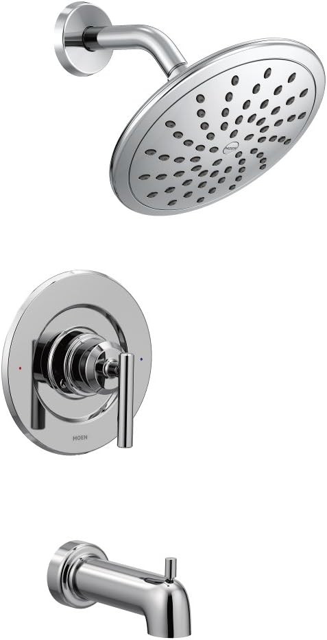 Chrome Tub and Shower Trim with 8-Inch Rainshower T216740