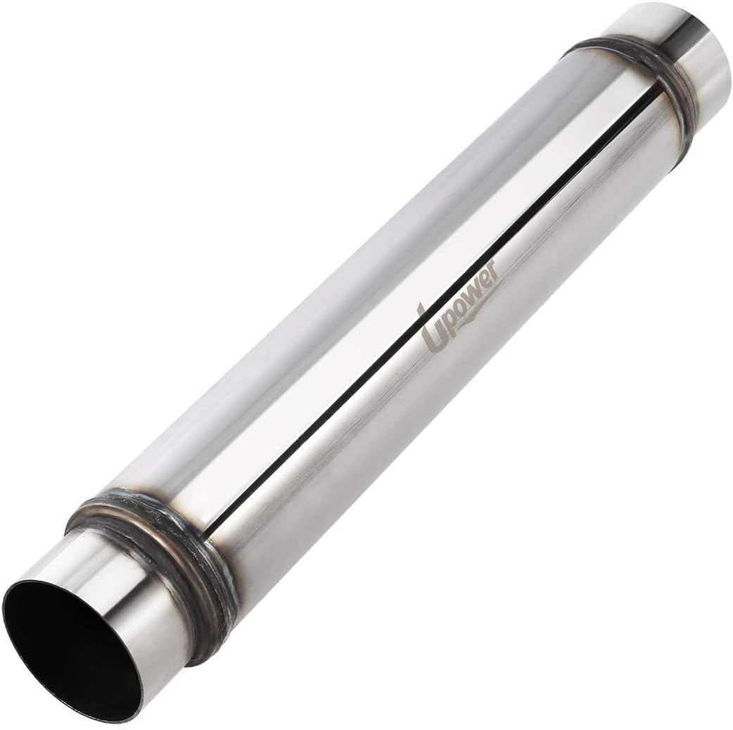 3 Inch Inlet/Outlet Exhaust Muffler Resonator, 18" Length Overall 22", Stainless Steel, Pack of 2 G4300