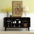 Dark Brown Wide Buffet Table Cabinet TV Console N933