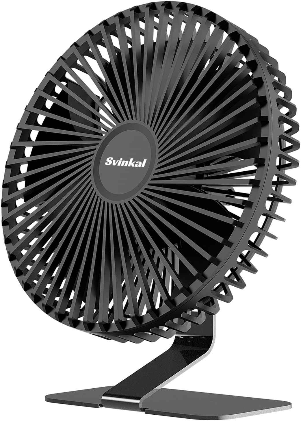 20000mAh Rechargeable USB Desk Fan with Timer, 3 Speed, 360° Rotation, Pack of 2 Y440