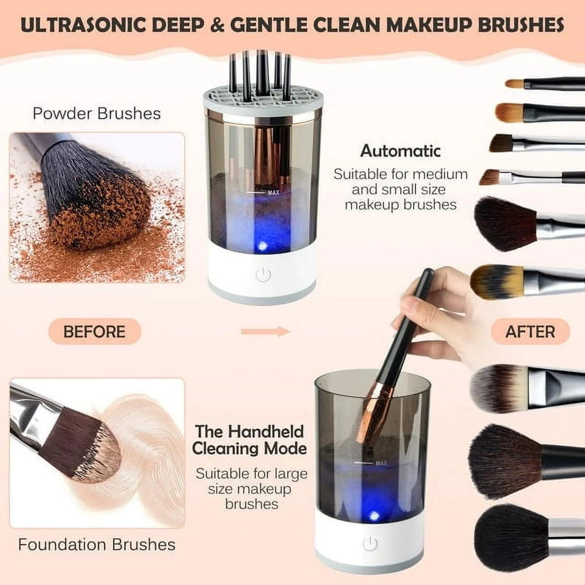 Electric Makeup Brush Cleaner K173012