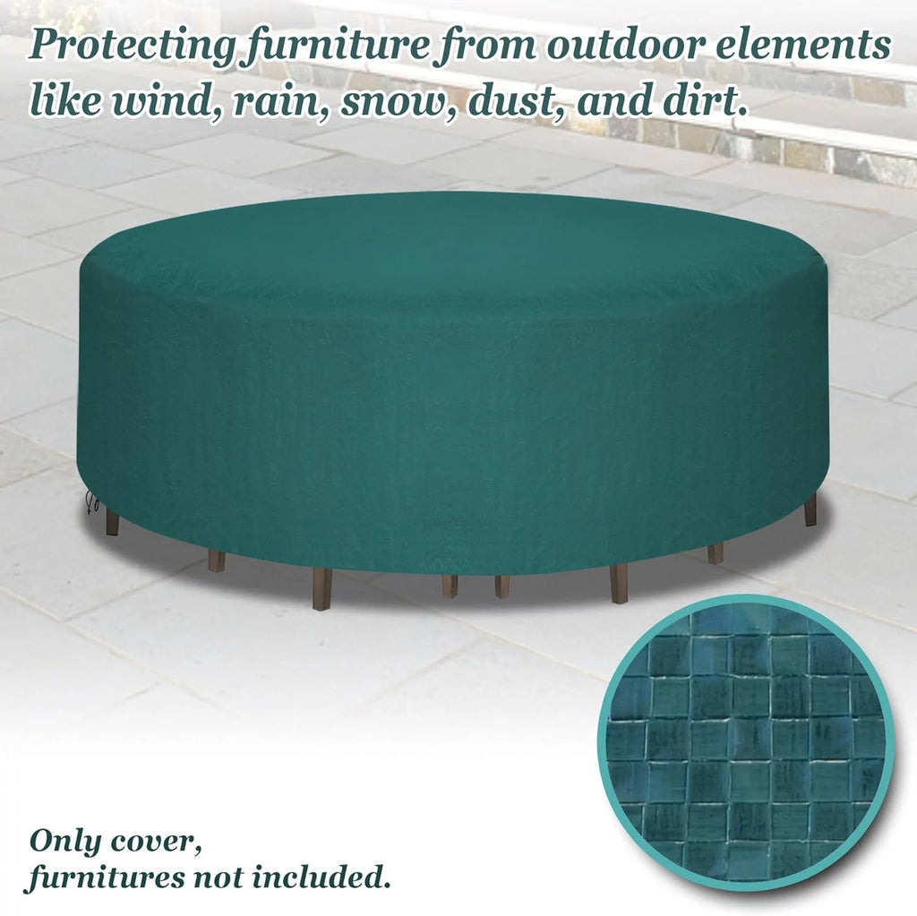 Round Square Table Chair Set Cover V256927