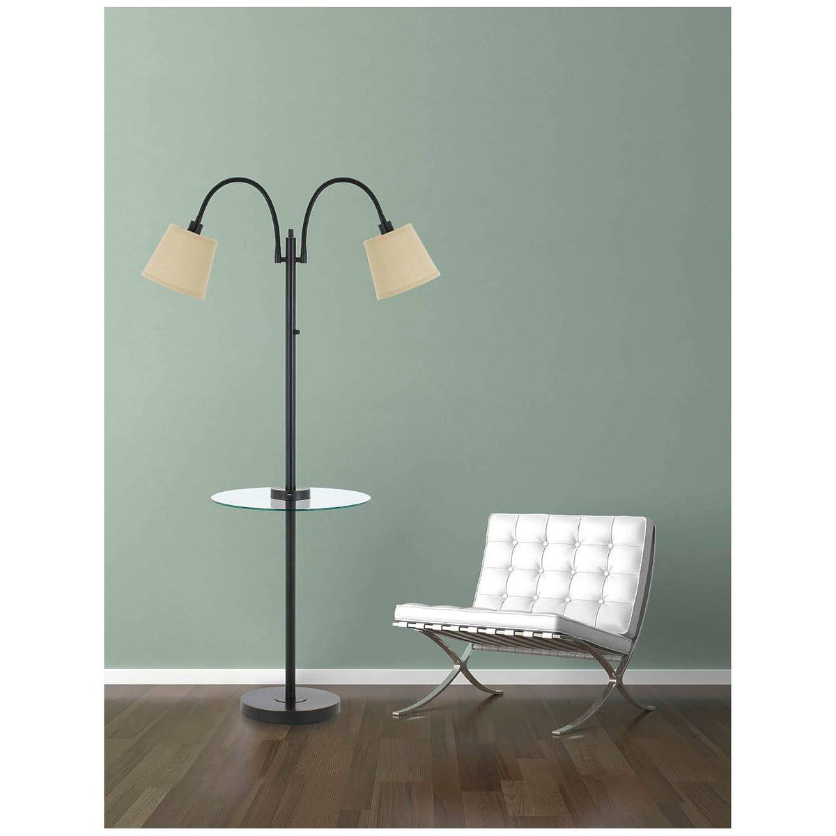 Double Gooseneck Floor Lamp H7821