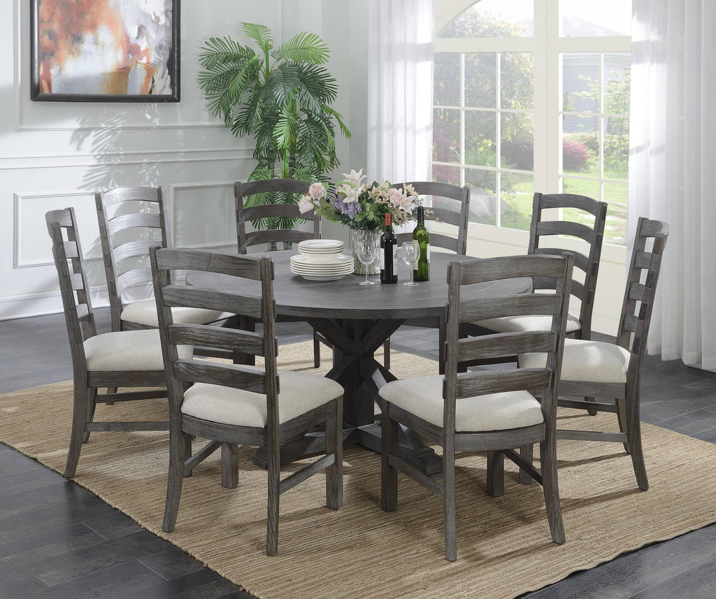 Rustic Charcoal Dining Chair O47573
