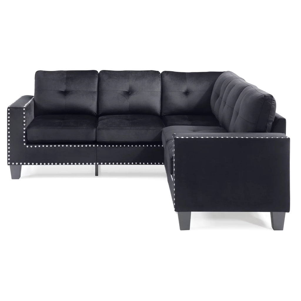 Black Sectional E425759