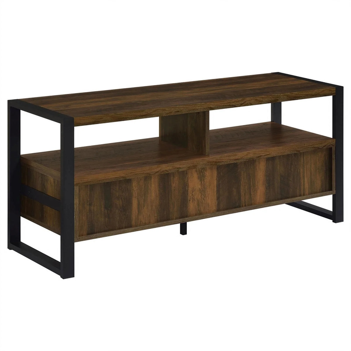 3-Drawer Farmhouse Wood TV Stand M1802