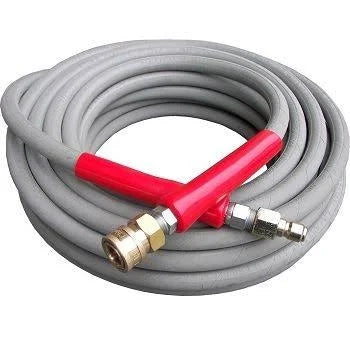 3/8x22 x 100& 6000 PSI Hose with 3/8x22 Quick Connects Gray O642519
