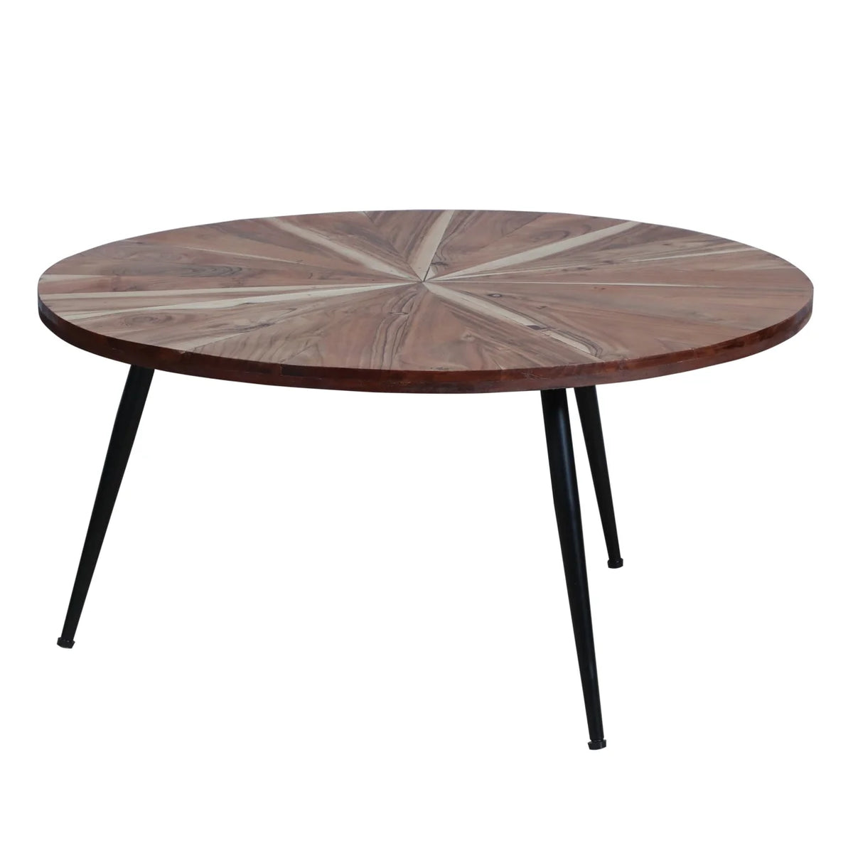 31 Inch Round Mango Wood Coffee Table C494