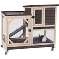 Large Indoor Rabbit Hutch with Pull out Tray Y5370