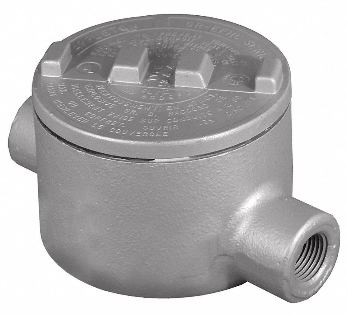 Aluminum Conduit Outlet Body, 1in Q699748