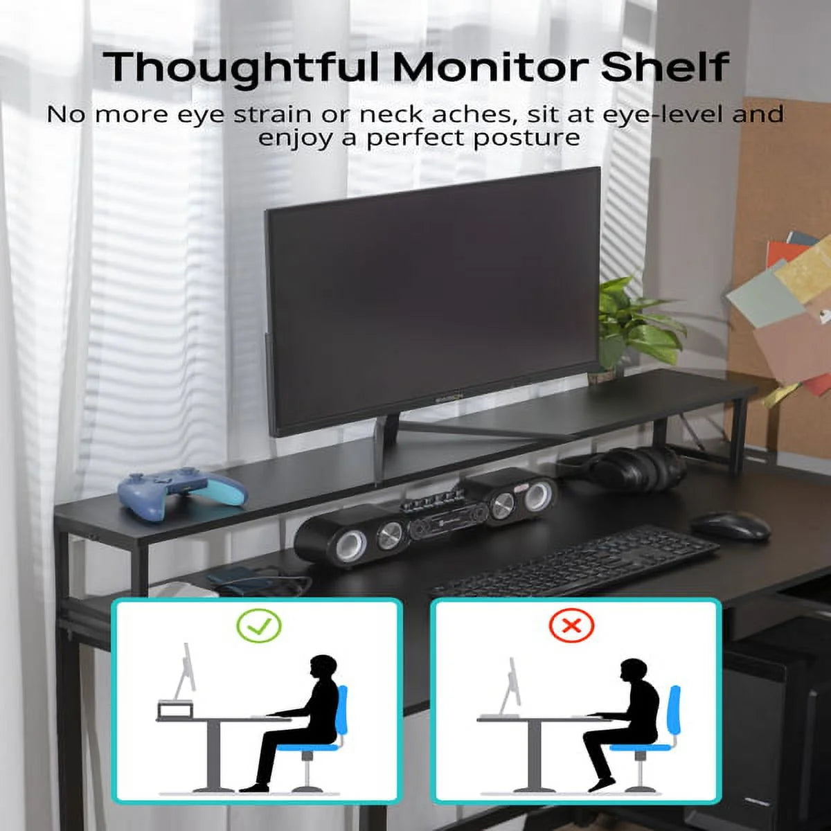 Home Office Computer Desk with File Drawer Z429