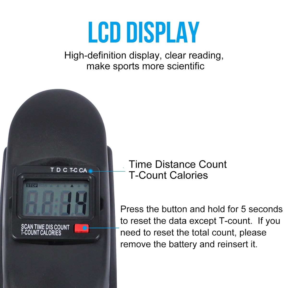 Black Under Desk Exercise Bike with LCD Display O627084