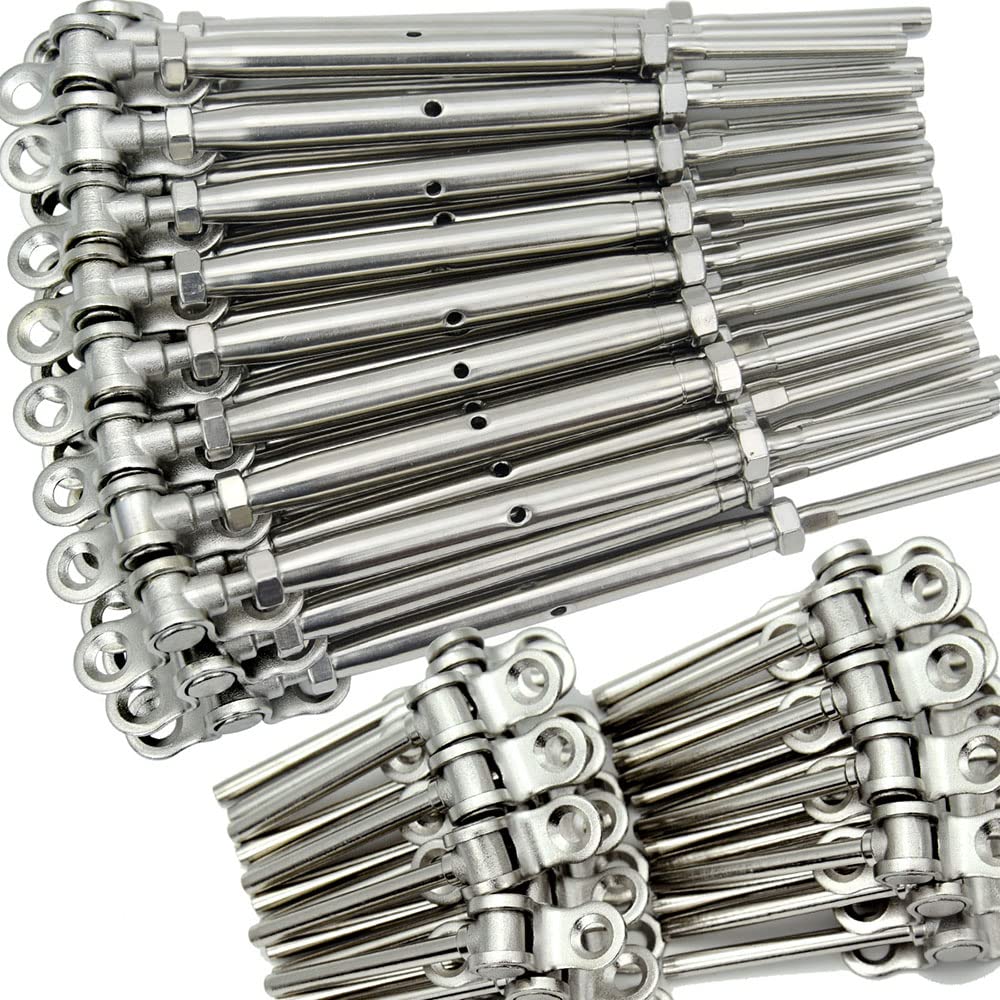 30 Pairs Steel Cable Railing Hardware Kit C9761