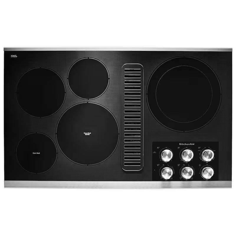 36 in. Electric Downdraft Cooktop with 5 Elements F80644
