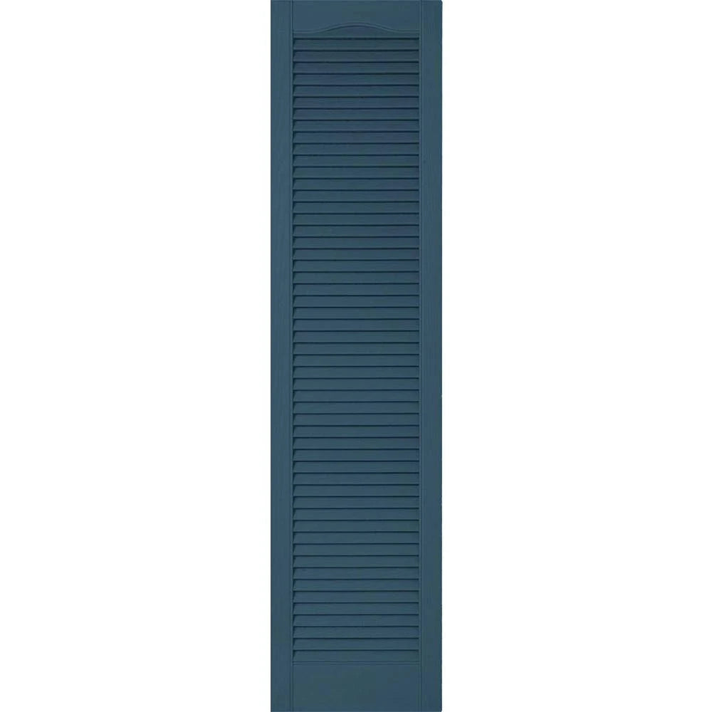 Custom Cathedral Top All Louver Shutters with Shutter-Loks, Per Pair Z9369