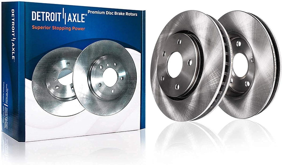 11.10" Front Disc Rotors and Brake Pads 4pc Set C869072