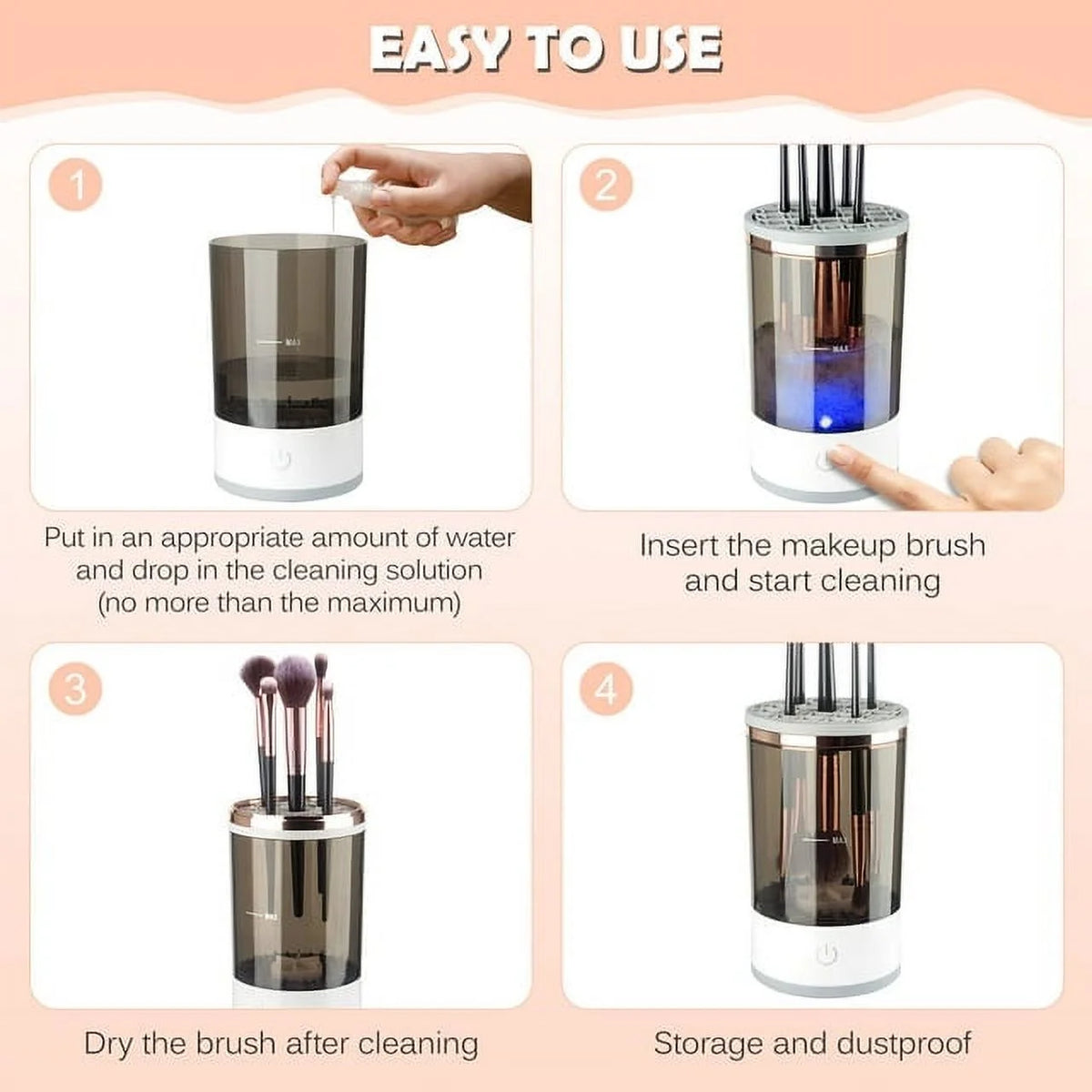 Electric Makeup Brush Cleaner K173012