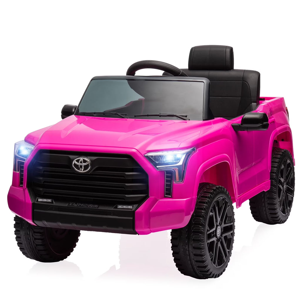 Rose Red Battery Powered Ride On Car with Parent Remote Control Q339526