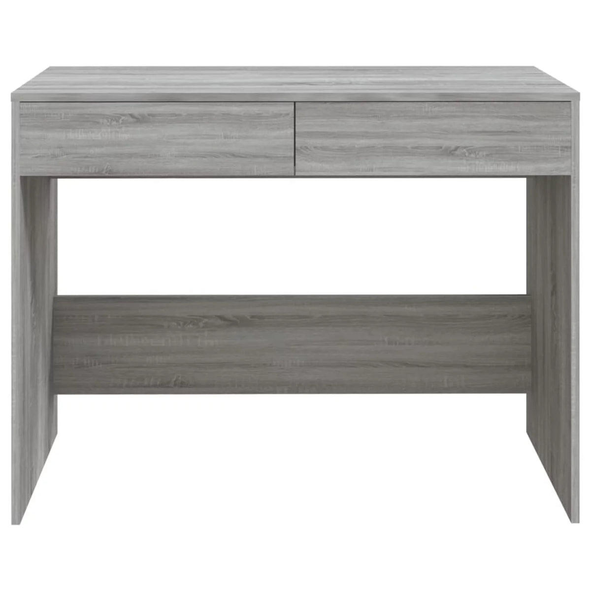 Gray Engineered Wood Writing Desk J399