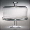 Clear Glass Cake Stand with Dome U480760