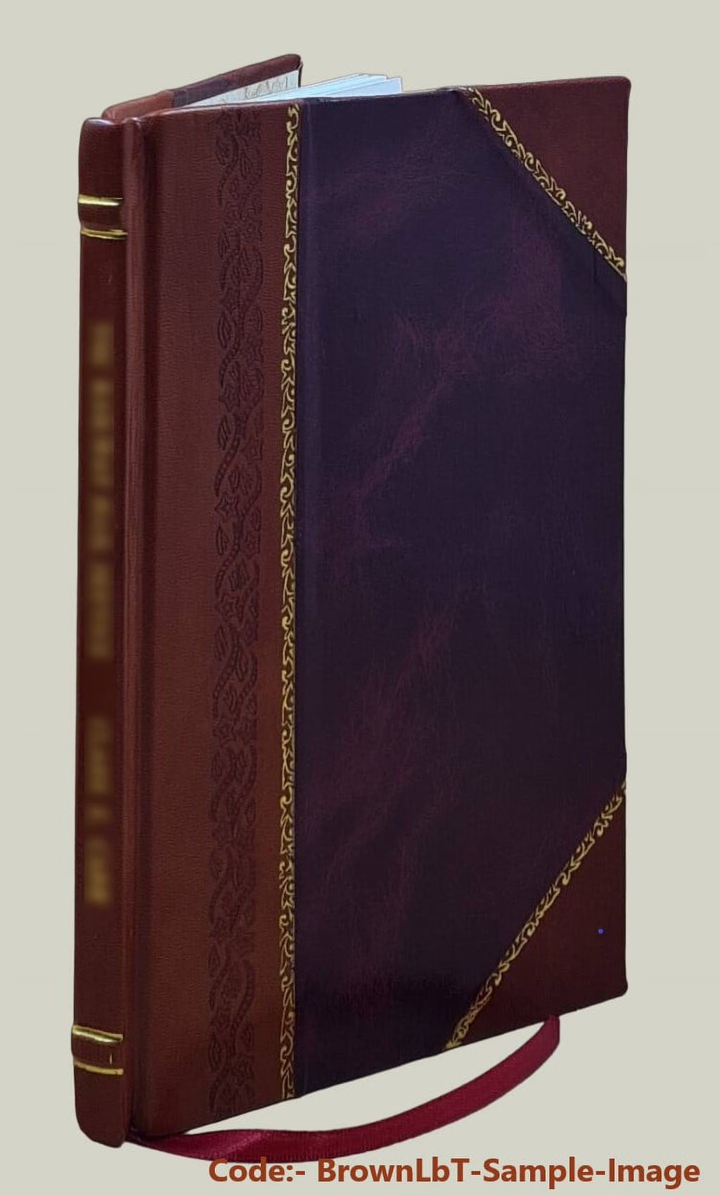 Leather Bound Report of the Board of Metropolitan Park Commissioners G45022