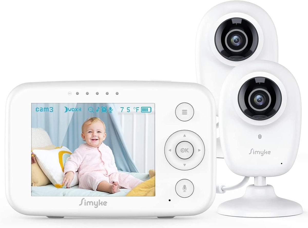 Baby Monitor with 2 Cameras and 3.5 LCD Display P4783