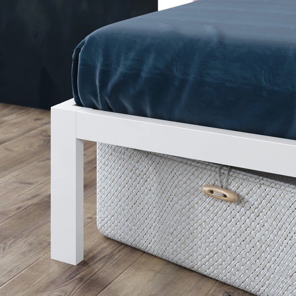 Black Metal Platform Bed Frame, Queen O494