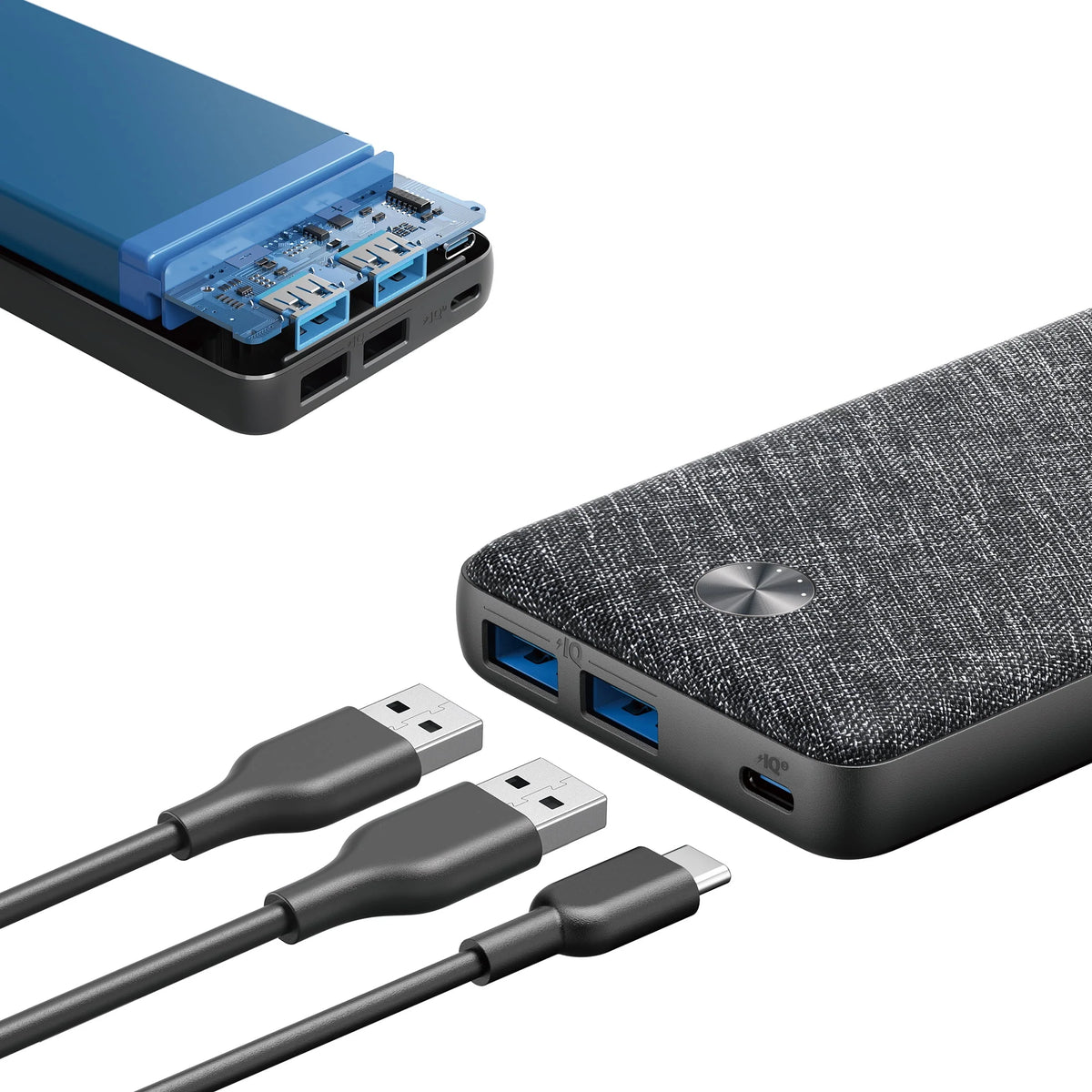 Black Portable Battery Charger F148