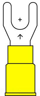 Vinyl Insulated Fork, 22-18 AWG B2998
