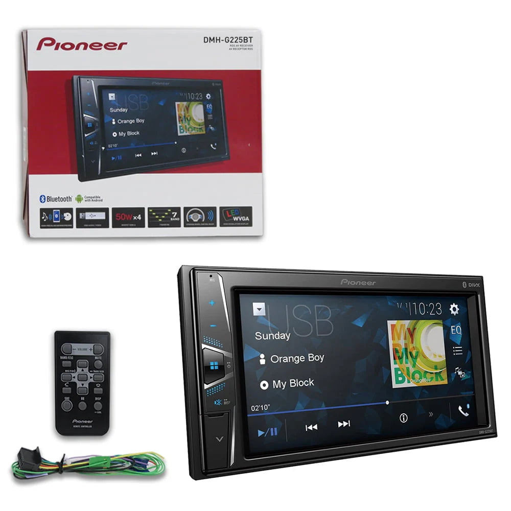 2-DIN 6.2 Touchscreen Digital Media Car Stereo with USB Bluetooth G6655