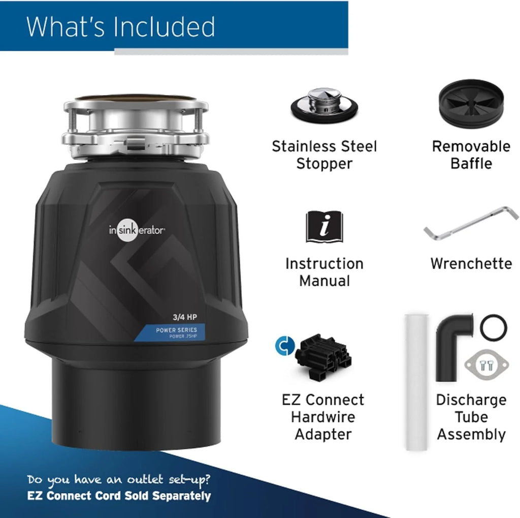 3/4 HP Continuous Feed Garbage Disposal Z676756