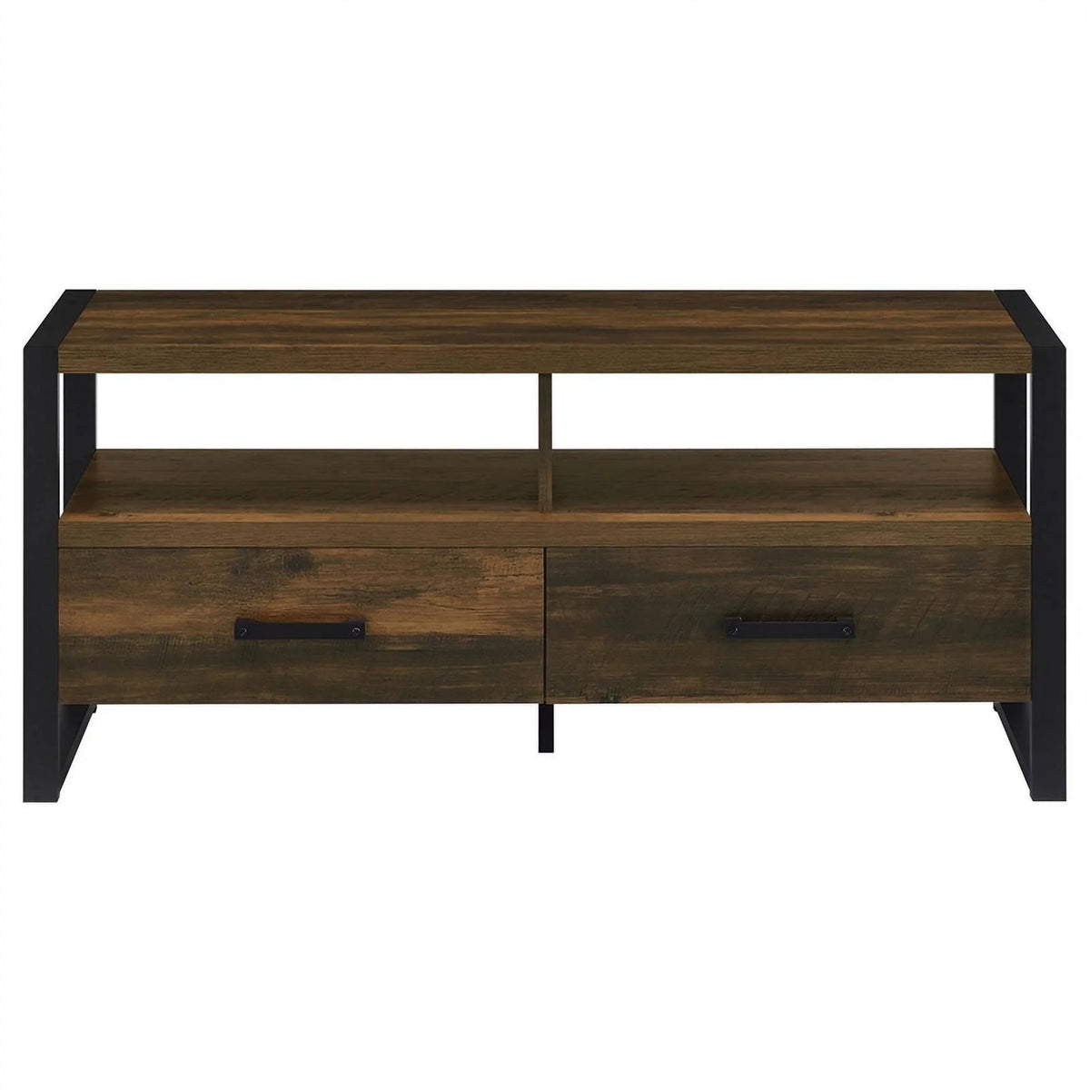 3-Drawer Farmhouse Wood TV Stand M1802