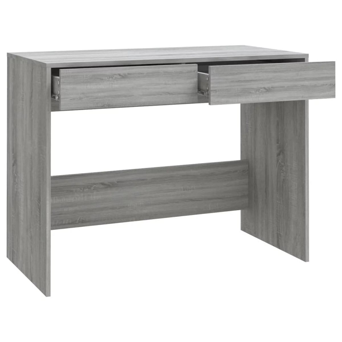 Gray Engineered Wood Writing Desk J399