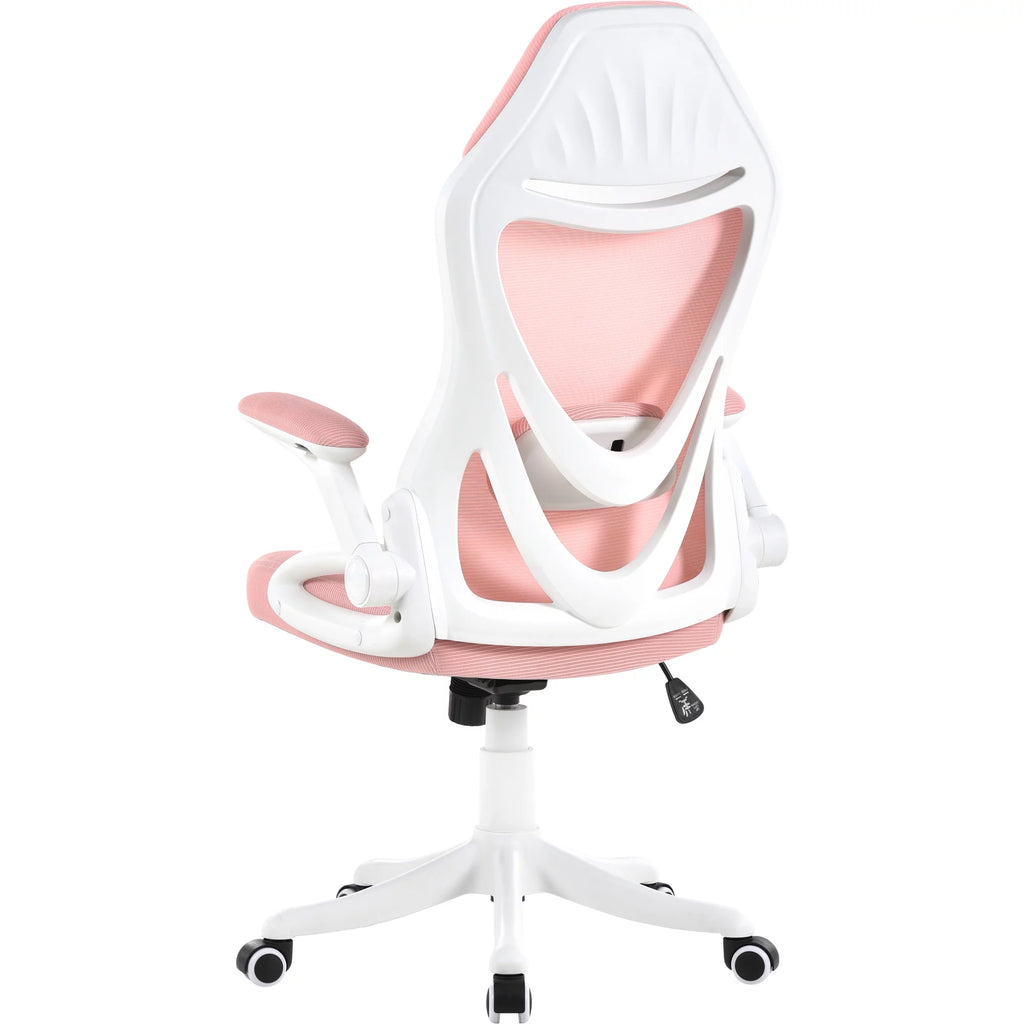 Pink Adjustable Mesh Ergonomic Office Chair J657816