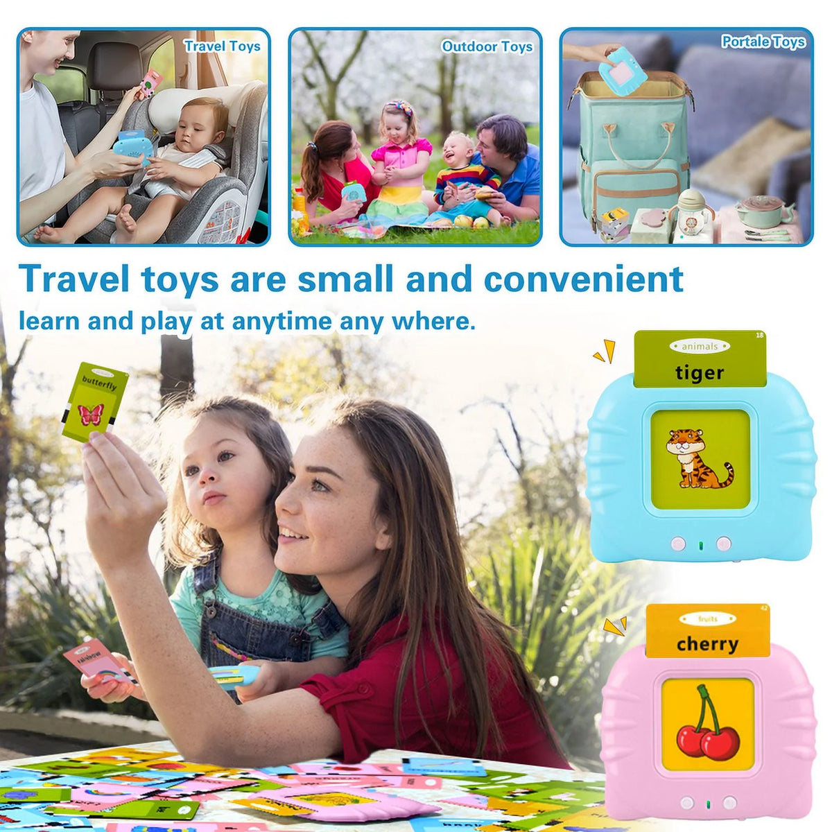 Talking Flash Cards Educational Toys for Toddlers O602